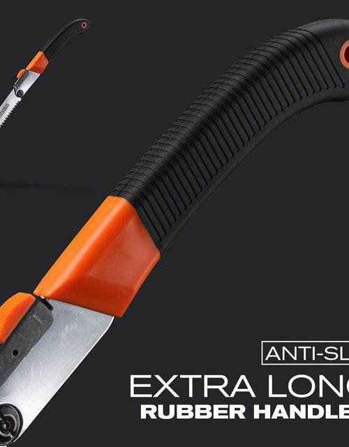 Load image into Gallery viewer, Folding Saw, Compact Design 8 Inch Blade Hand Saw for Wood Camping, Dry Wood Pruning Saw with Hard Teeth, Quality SK-5 Steel
