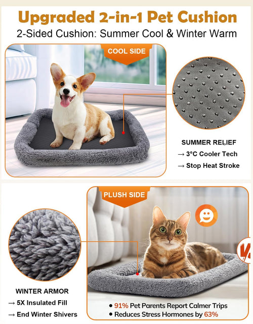 Load image into Gallery viewer, Cat Carrier - Soft Sided Cat Carrier Large for Big Medium Cats and Puppy up to 15Lbs, Pet Carrier with Safety Zippers, Foldable Bowl, Airline Approved Large Cat Carrier - Dark Gray
