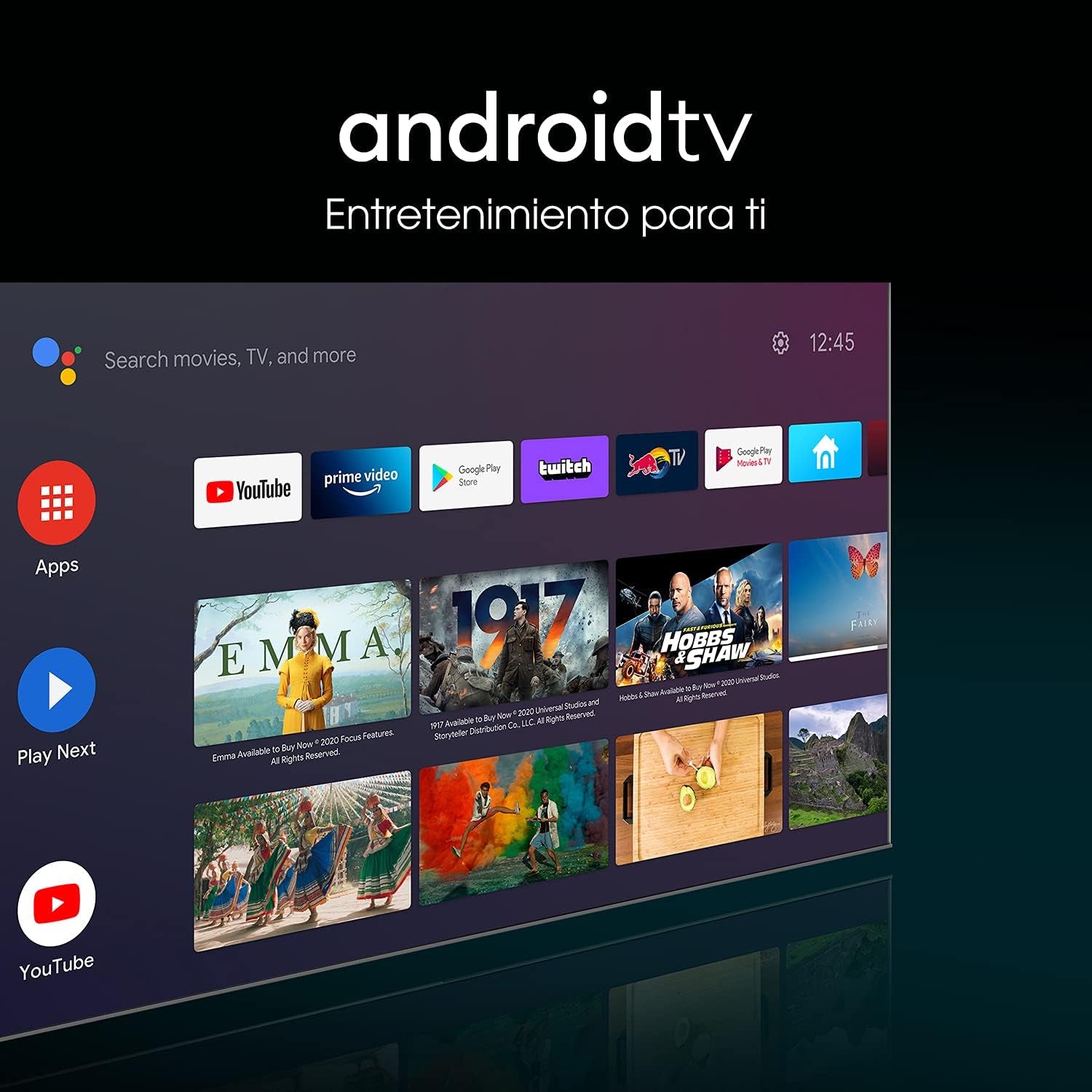 ULED Premium 65-Inch U7G Quantum Dot QLED Series Android 4K Smart TV with Alexa Compatibility (65U7G, 2021 Model)