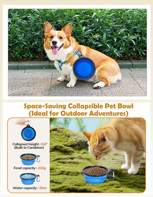 Load image into Gallery viewer, Cat Carrier - Soft Sided Cat Carrier Large for Big Medium Cats and Puppy up to 15Lbs, Pet Carrier with Safety Zippers, Foldable Bowl, Airline Approved Large Cat Carrier - Dark Gray
