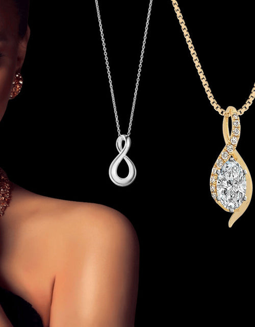 Load image into Gallery viewer, Necklaces for Women, Gold Necklace for Women Rose Necklace with Pendant, Aesthetic Necklace, Preppy Jewelry, Trendy Jewelry, Cute Necklaces for Teen Girls and All Women Necklace
