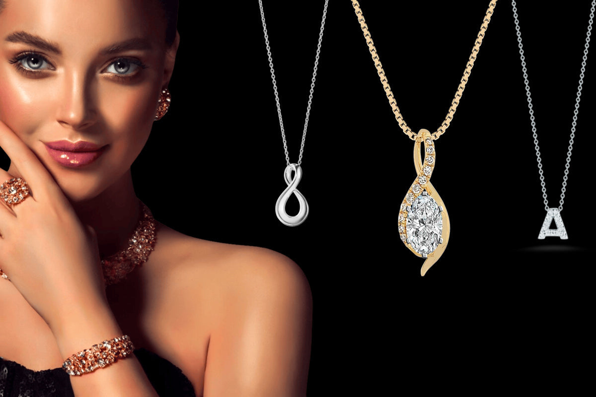 Necklaces for Women, Gold Necklace for Women Rose Necklace with Pendant, Aesthetic Necklace, Preppy Jewelry, Trendy Jewelry, Cute Necklaces for Teen Girls and All Women Necklace