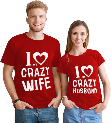 Matching Shirts for Couples Love My Husband Wife Valentines Day T-Shirts