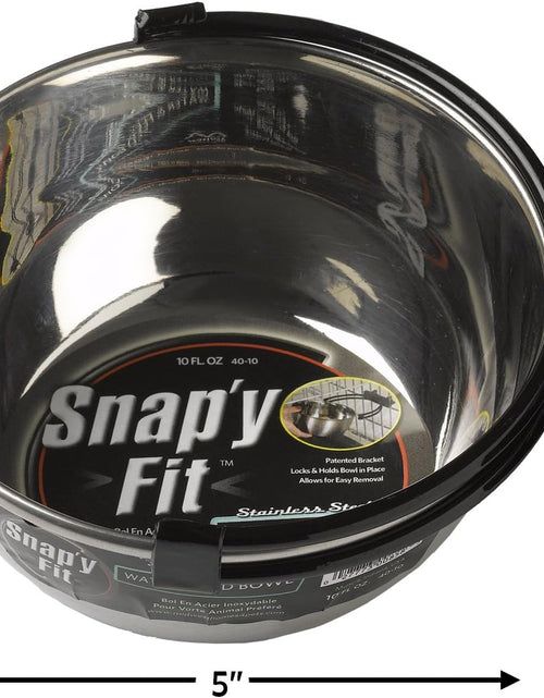 Load image into Gallery viewer, Snap'Y Fit Stainless Steel Food Bowl/Pet Bowl for Dogs &amp; Cats
