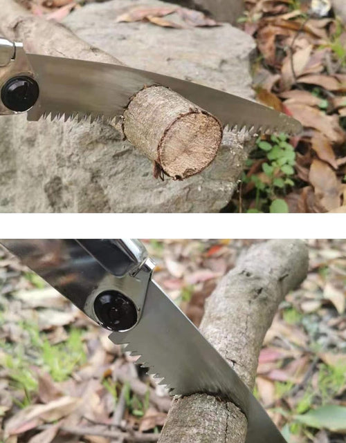 Load image into Gallery viewer, Folding Saw, Compact Design 8 Inch Blade Hand Saw for Wood Camping, Dry Wood Pruning Saw with Hard Teeth, Quality SK-5 Steel

