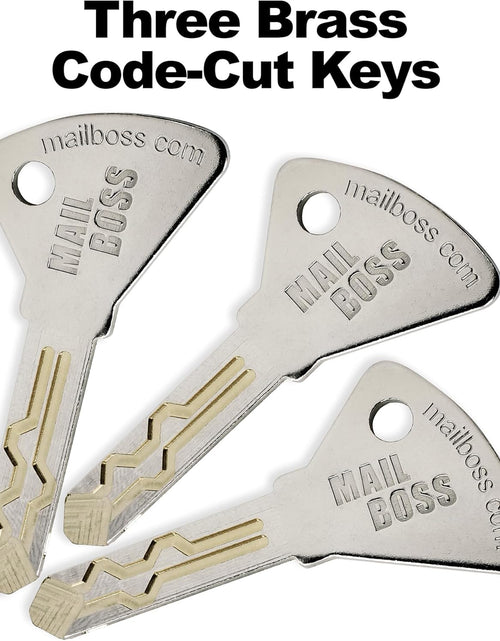 Load image into Gallery viewer, 7506 Mail Manager Curbside Locking Security Mailbox, Black,Large
