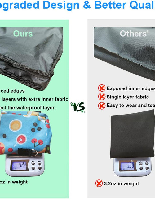 Load image into Gallery viewer, Guinea Pig Hay Feeder, Hanging Rabbit Hay Feeder Bag for Guinea Pigs Bunnies Chinchillas. M, Black Paws
