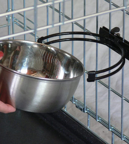 Snap'Y Fit Stainless Steel Food Bowl/Pet Bowl for Dogs & Cats