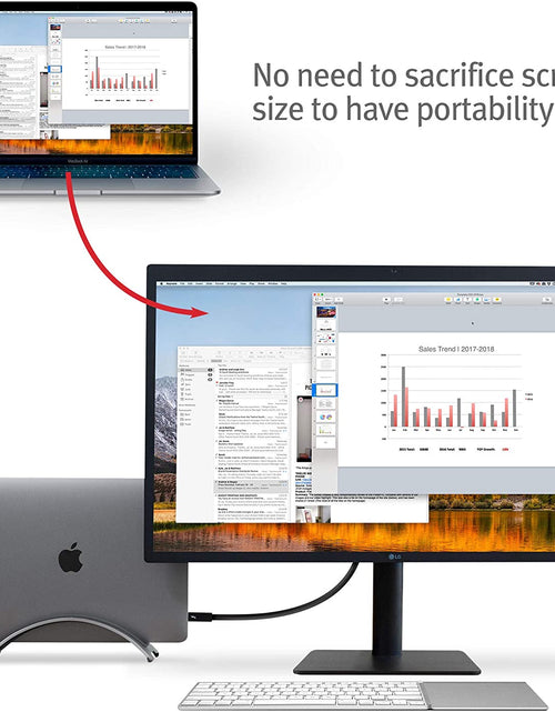 Load image into Gallery viewer, Bookarc for Macbook | Space-Saving Vertical Desktop Stand for Apple Notebooks (Space Grey)*Not Compatible with M1, See Insert Option to Update/Upgrade*
