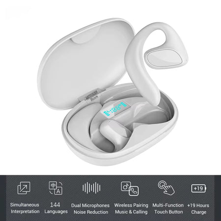 Language Translator Earbuds M8 Headset Supports 144 Languages Real Time Translation Languages Translator Earphones for Traveling